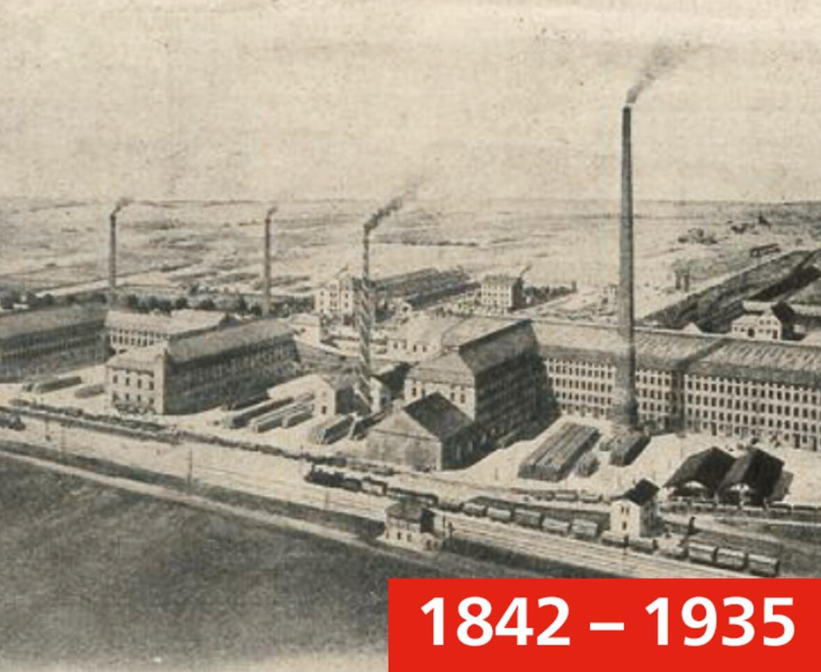 ERLUS 1842–1935 — Začetki